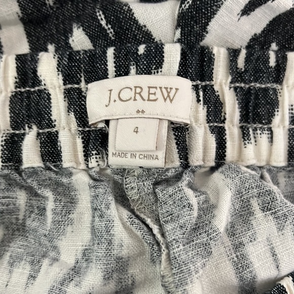 EUC J. Crew Factory Drawstring Linen Pants - Picture 3 of 5